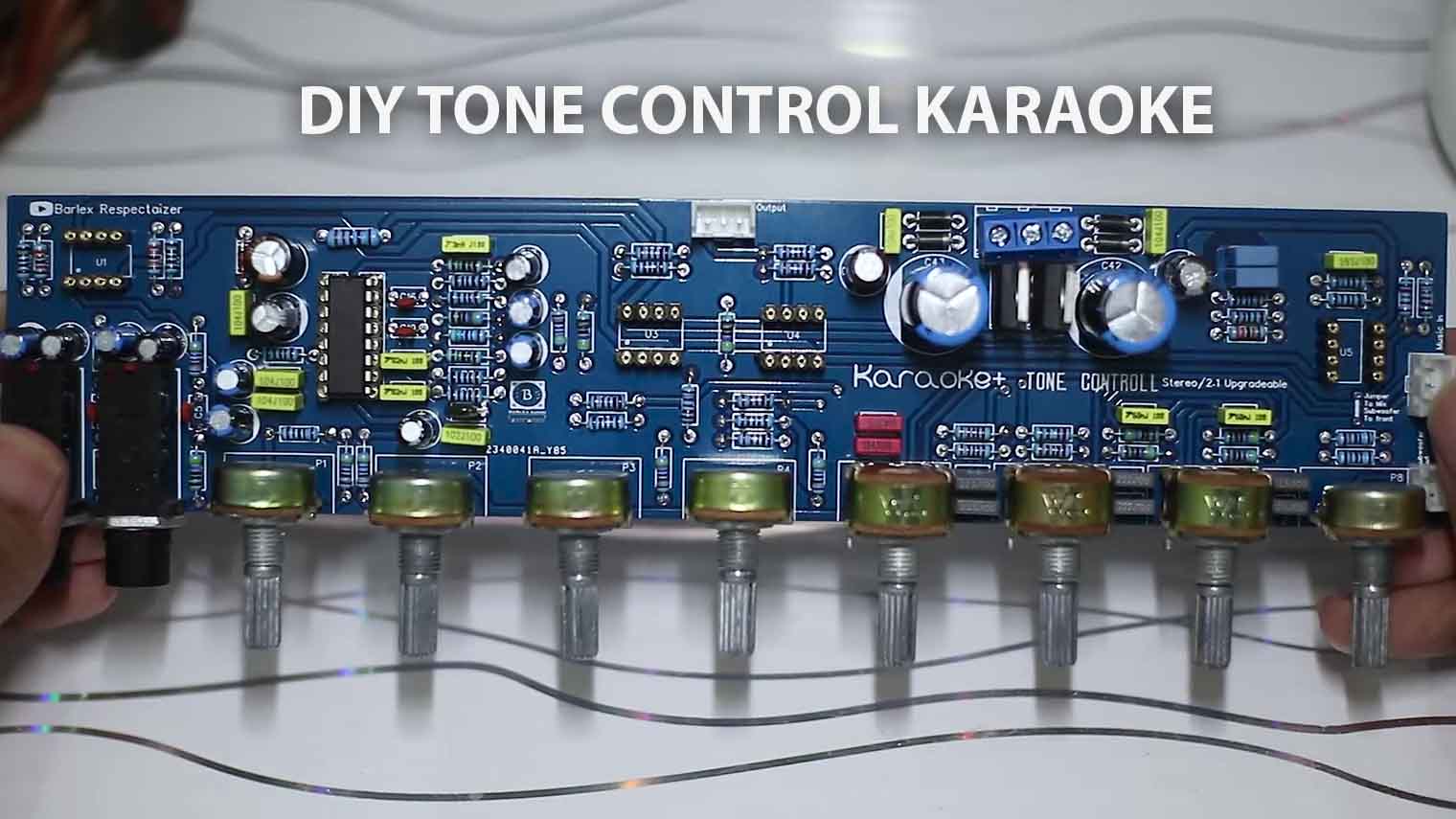 Tone control. Stereo Tone Control ne5532.. Breadboard scheme.