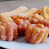 Mini churros com recheio de doce de leite