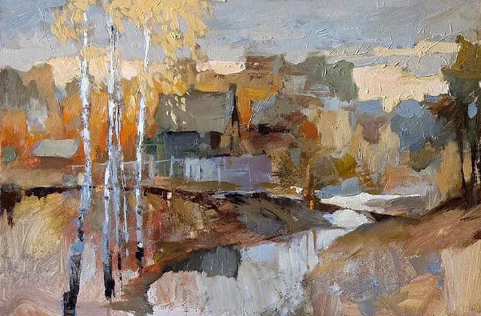 Alexander Zavarin 1954 | Belarusian Landscape painter