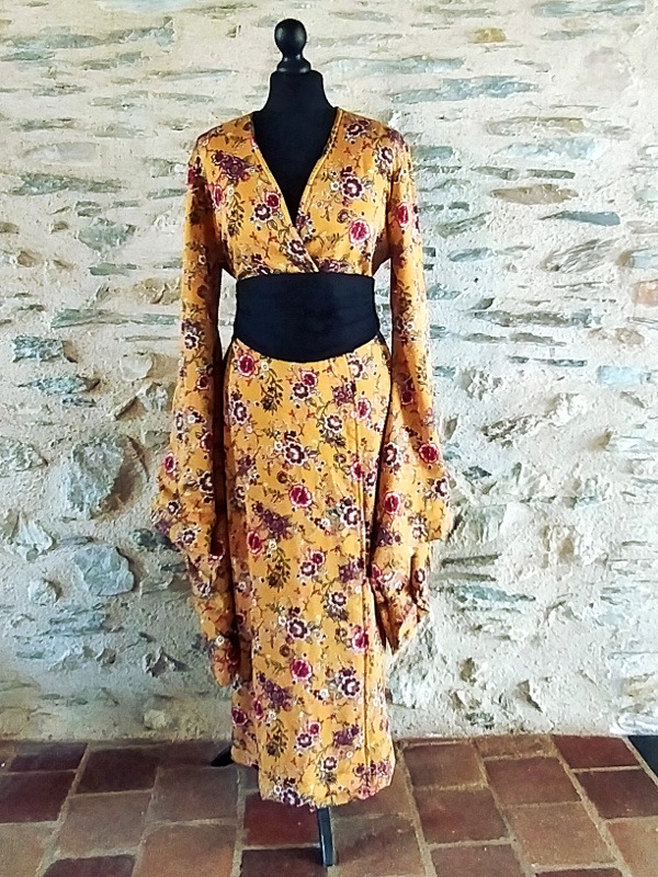 Kimono jaune Japonais