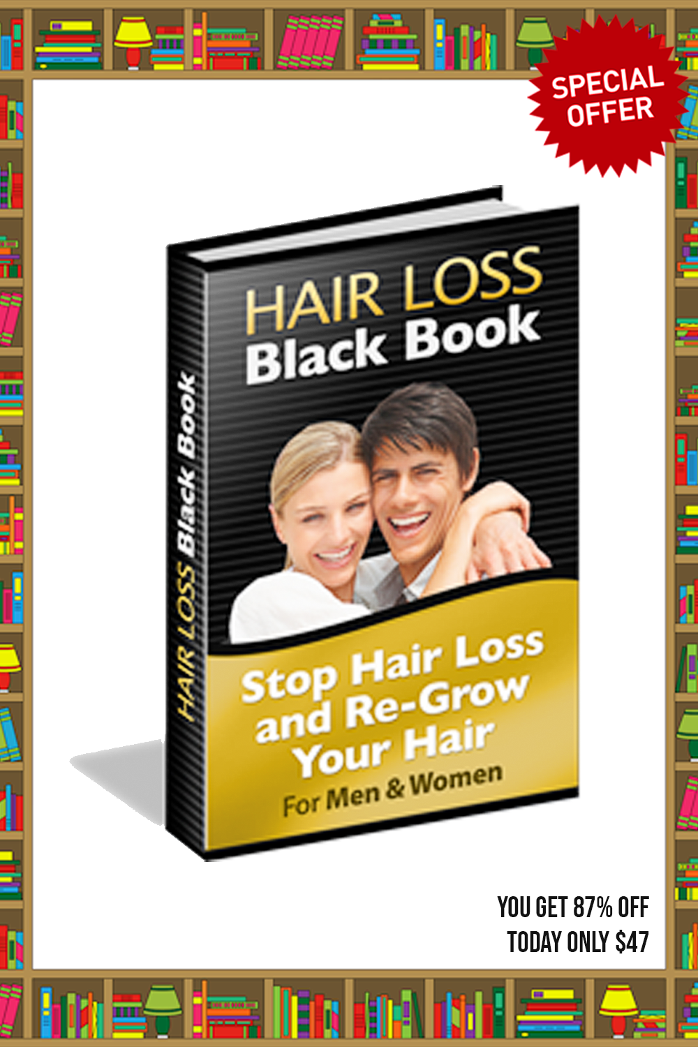 Hot Loss Black Book - Stop Hair Loss and Re-Grow Your Hair