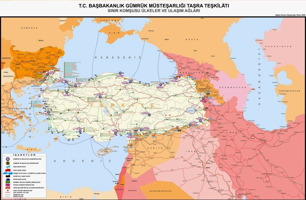 Turkiye Cografi Haritasi