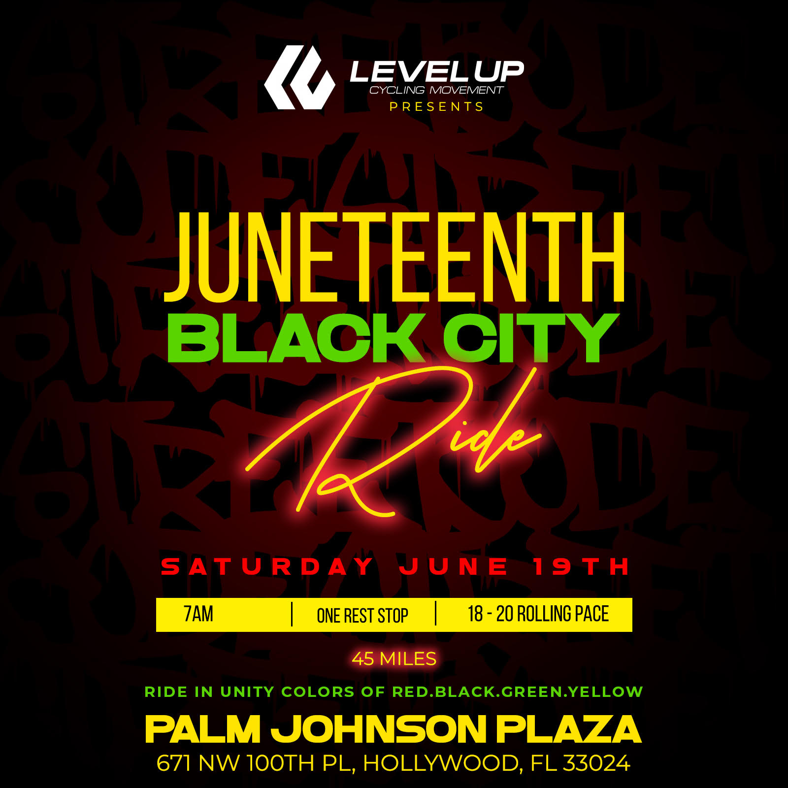 Black City Ride Miami Bike Scene