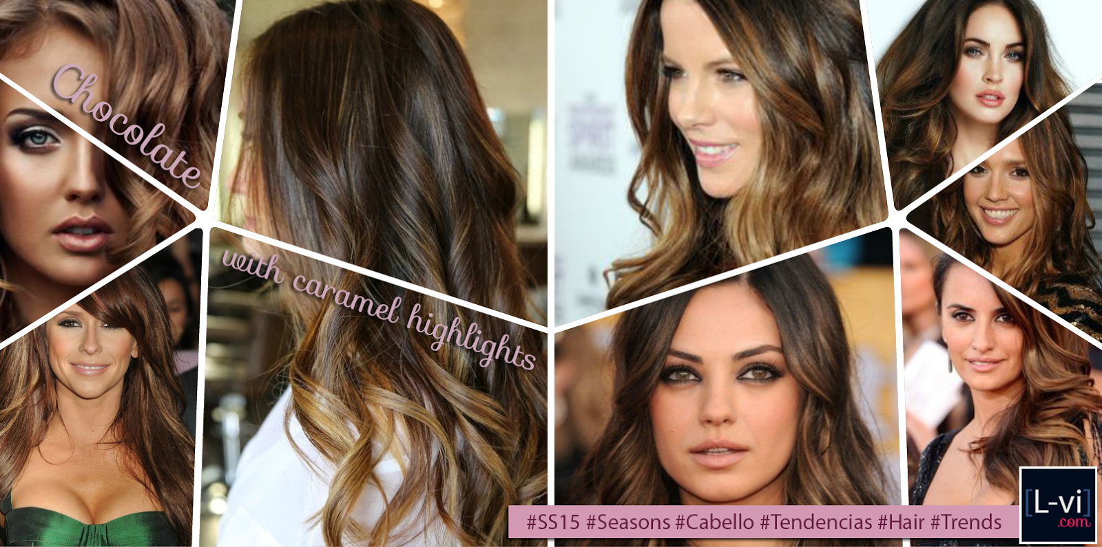 [SS15] Hair Trends: Chocolate with caramel highlights  L-vi.com