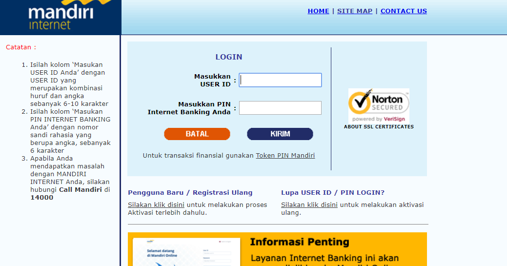Cara Mengisi Formulir Aplikasi Mandiri Internet Bisnis Gonvazaki