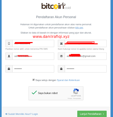 Cara Membuat Bitcoin Address di bitcoin.co.id