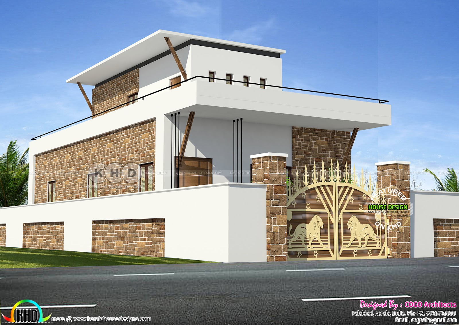 Tamilnadu style single floor 2 bedroom house plan | Kerala home design