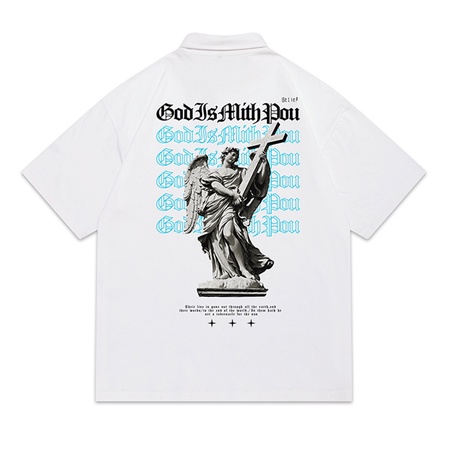 ÁO POLO STREETWEAR GOD IS WITH YOU