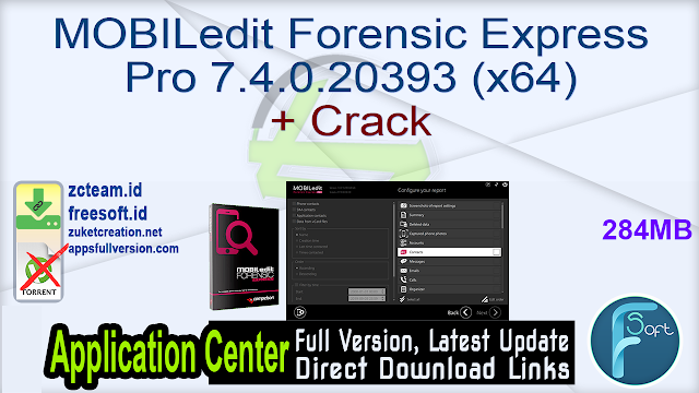 MOBILedit Forensic Express Pro 7.4.0.20393 (x64) + Crack