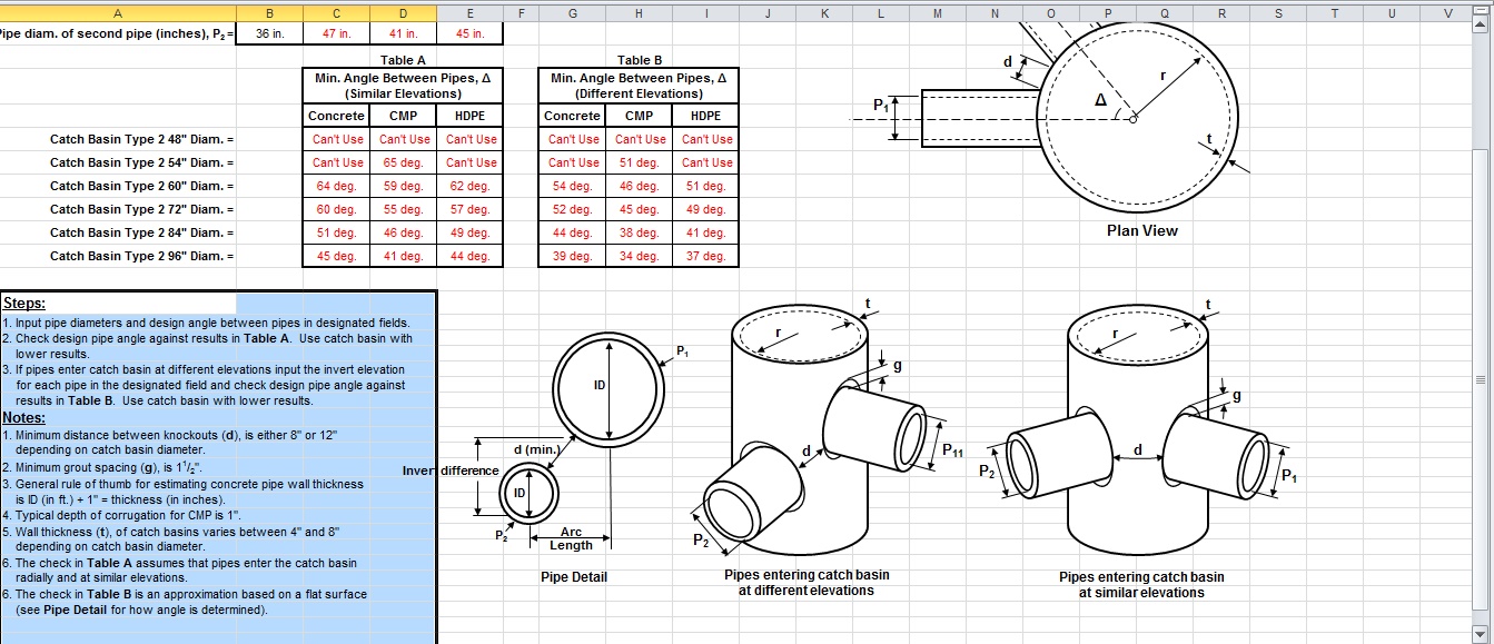 Pipe Angle Calculation Worksheet (Download For Free)