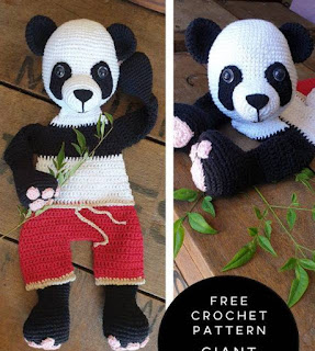 PATRON GRATIS OSO PANDA AMIGURUMI 42248