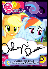 My Little Pony Ashleigh Ball - Rainbow Dash & Applejack Series 3 Trading Card