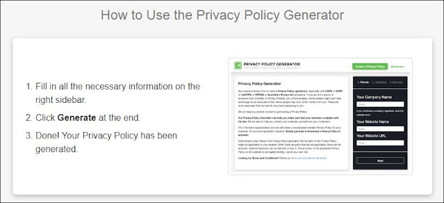 Privacy Policy Generator