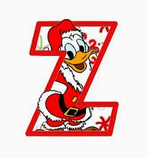 Alfabeto Navideño de personajes Disney Z.