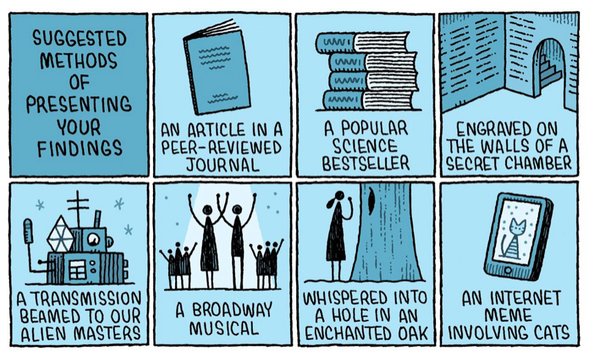 Tom Gauld on how to spot a scientist having an existential crisis