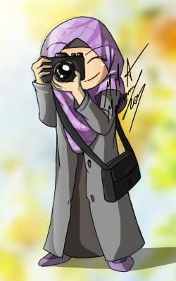 Download Gambar Kartun Muslimah Comel dan Cantik 2021 - Gambar Kartun