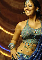 Nayanthara, showing, hot, navel, stills