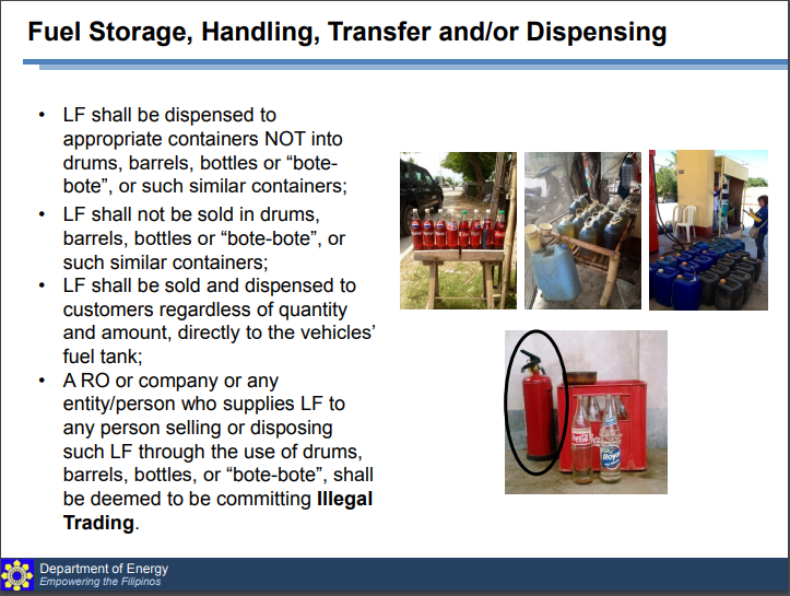 ISTASYONG PINOY Mobile Fuel Filling Station "BOTEBOTE" DIESEL AND