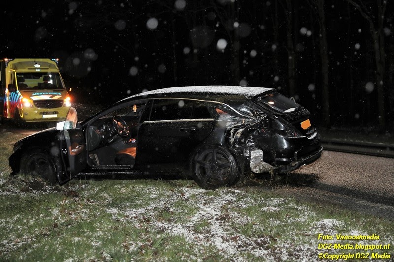 DGZ Media: Ongeval door gladheid.