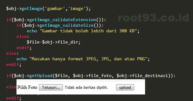 Menyederhanakan fungsi upload gambar php