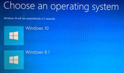 installa Windows 10 da USB dual boot