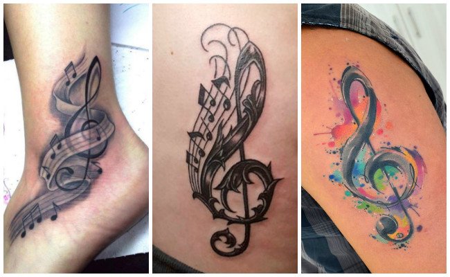 Saturar acoso Corredor Nota Musical Tattoo | Notas Musicales