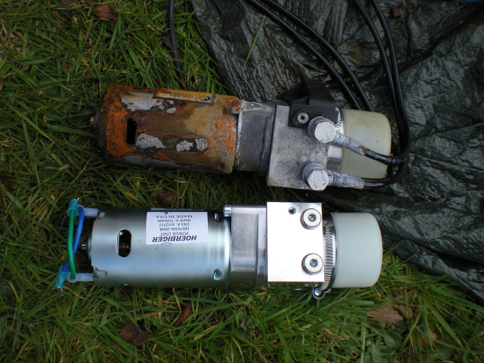 Z4 DIY Soft top hydraulic motor replacement