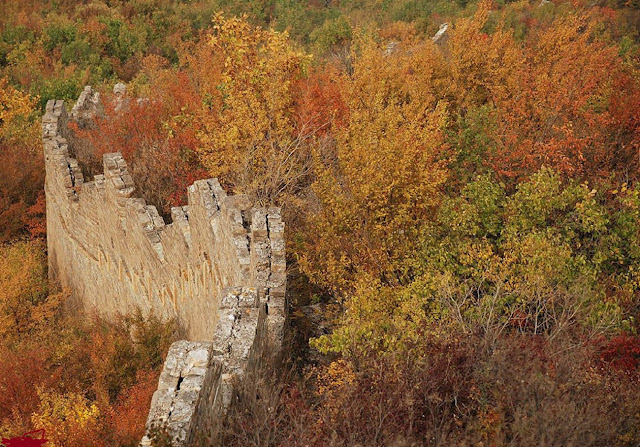 Осенние пейзажи у Великой китайской стены