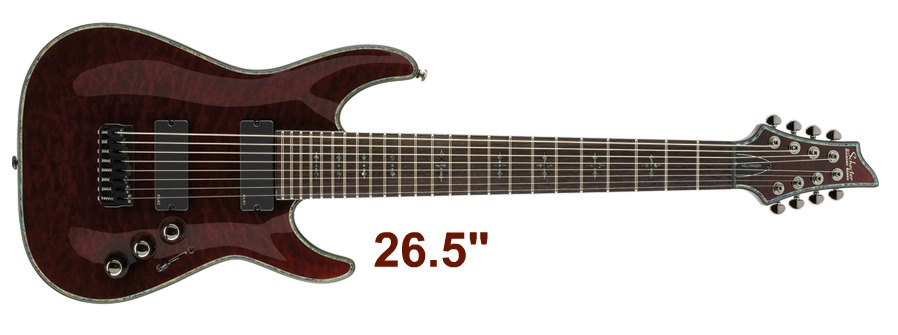 Schecter scale length Clearance