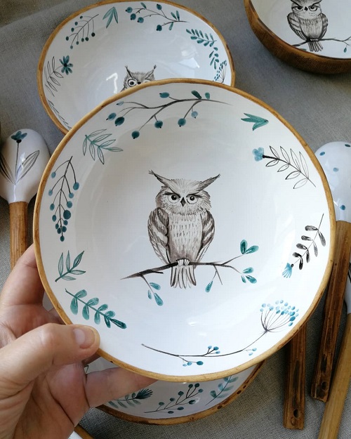 My Owl Barn Whimsical Ceramic Collection By Ukrainian Artist