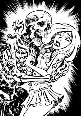 Pen and Ink horror art by Bryan Baugh