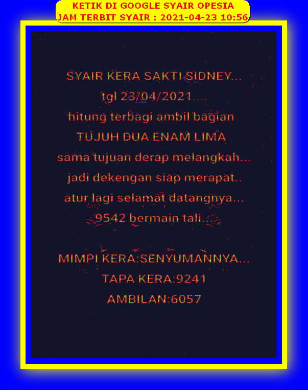 gambar togel sydney