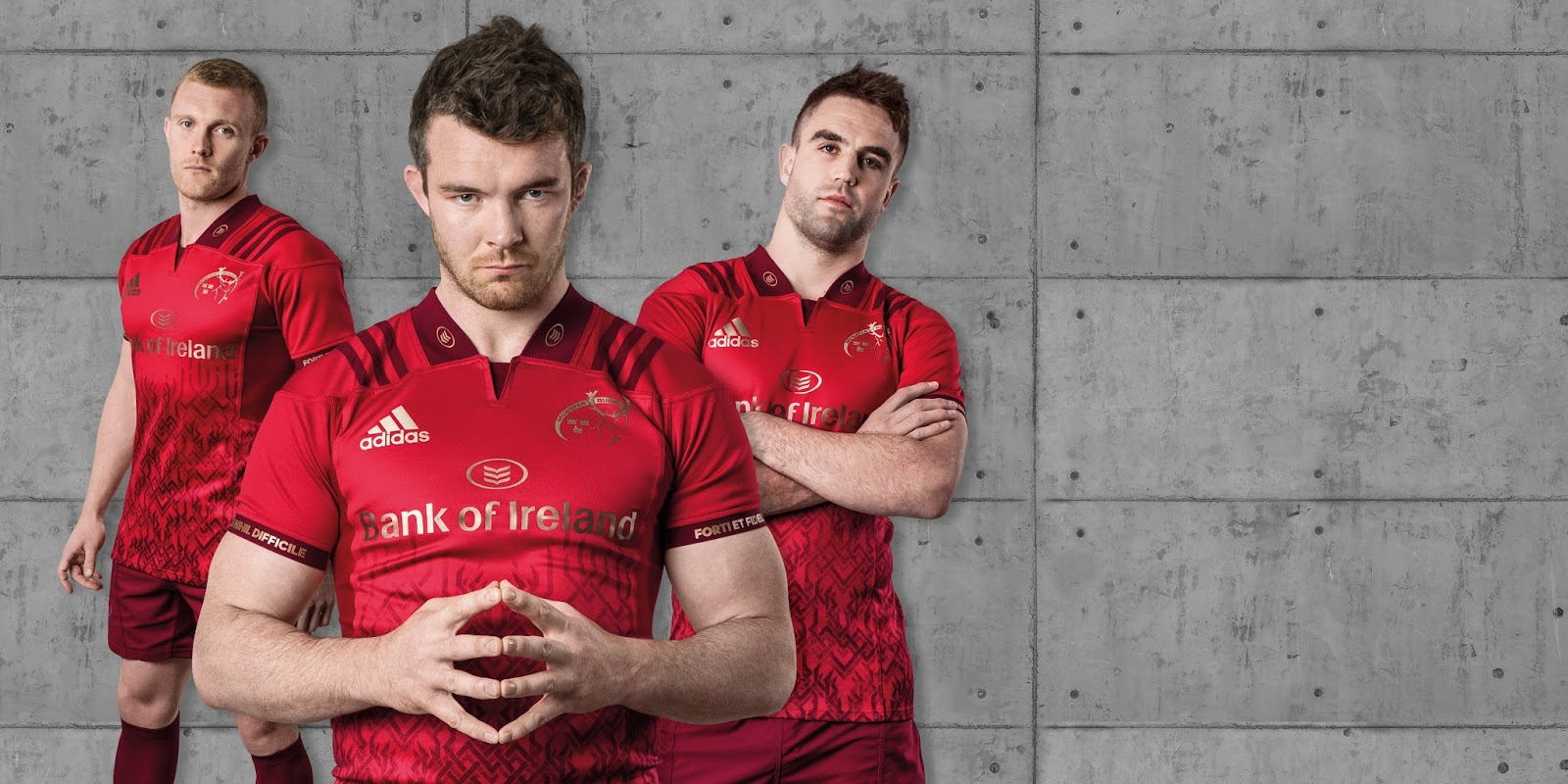 HARPIN ON RUGBY adidas reveal the 2017/18 Munster Rugby home jersey and training wear range