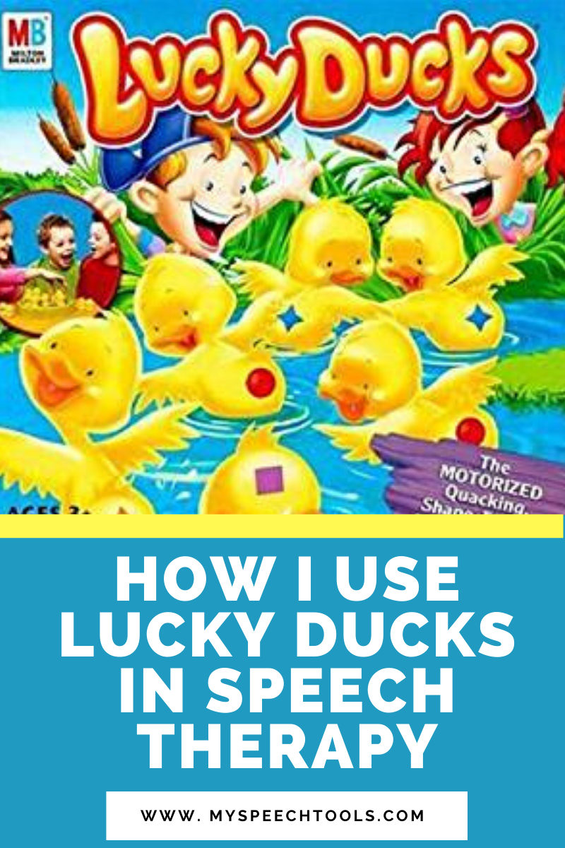 My Speech Tools How I Use "Lucky Ducks" in Speech Therapy