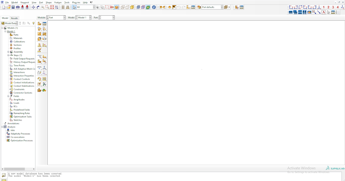 how to get white background in abaqus