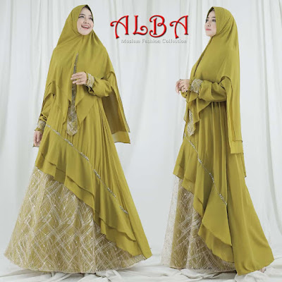 Baju Muslim Terbaru Yasmin Syari by Alba