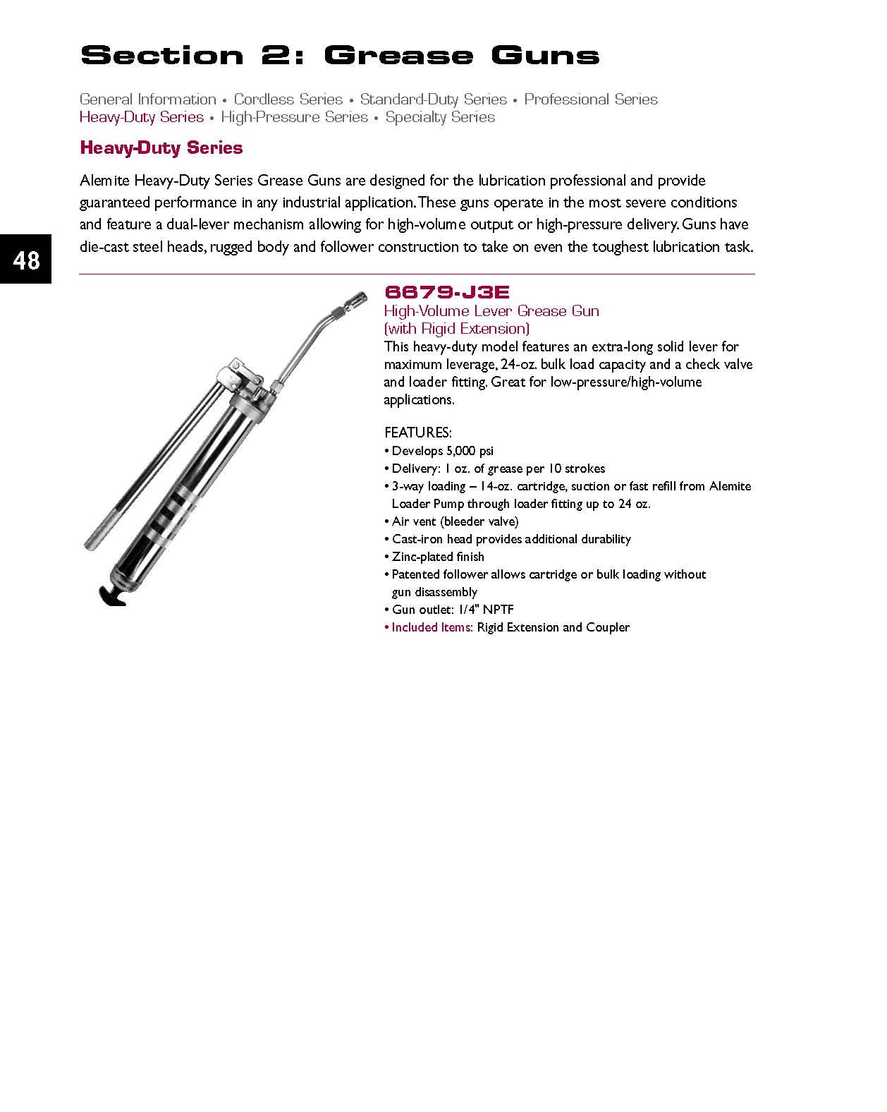 Alemite Grease Gun Parts List