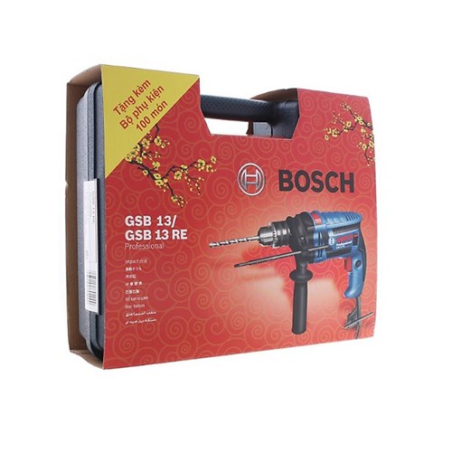 Máy Khoan Động Lực Bosch GSB-13RE SET Kèm 100 Phụ Kiện Chi Tiết