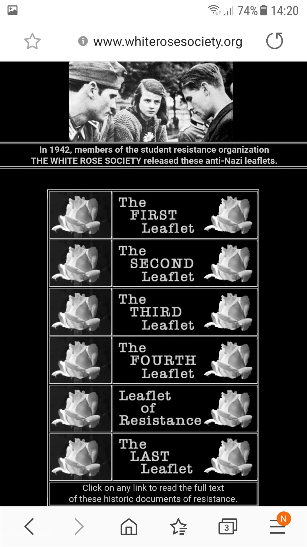 The Future is Written in English THE WHITE ROSE SOCIETY