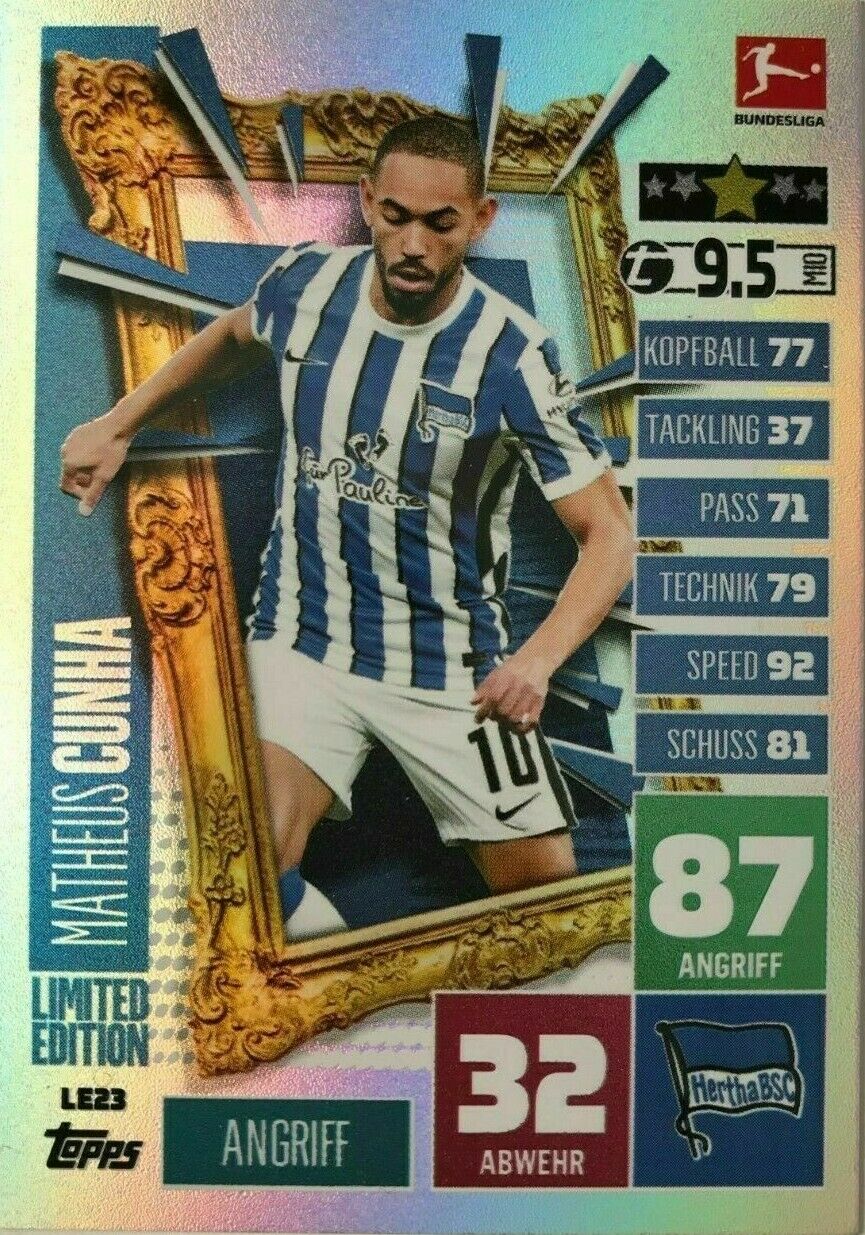 Colección Match Attax Extra Bundesliga 2020 2021 Datos, Fotos ~ ONE