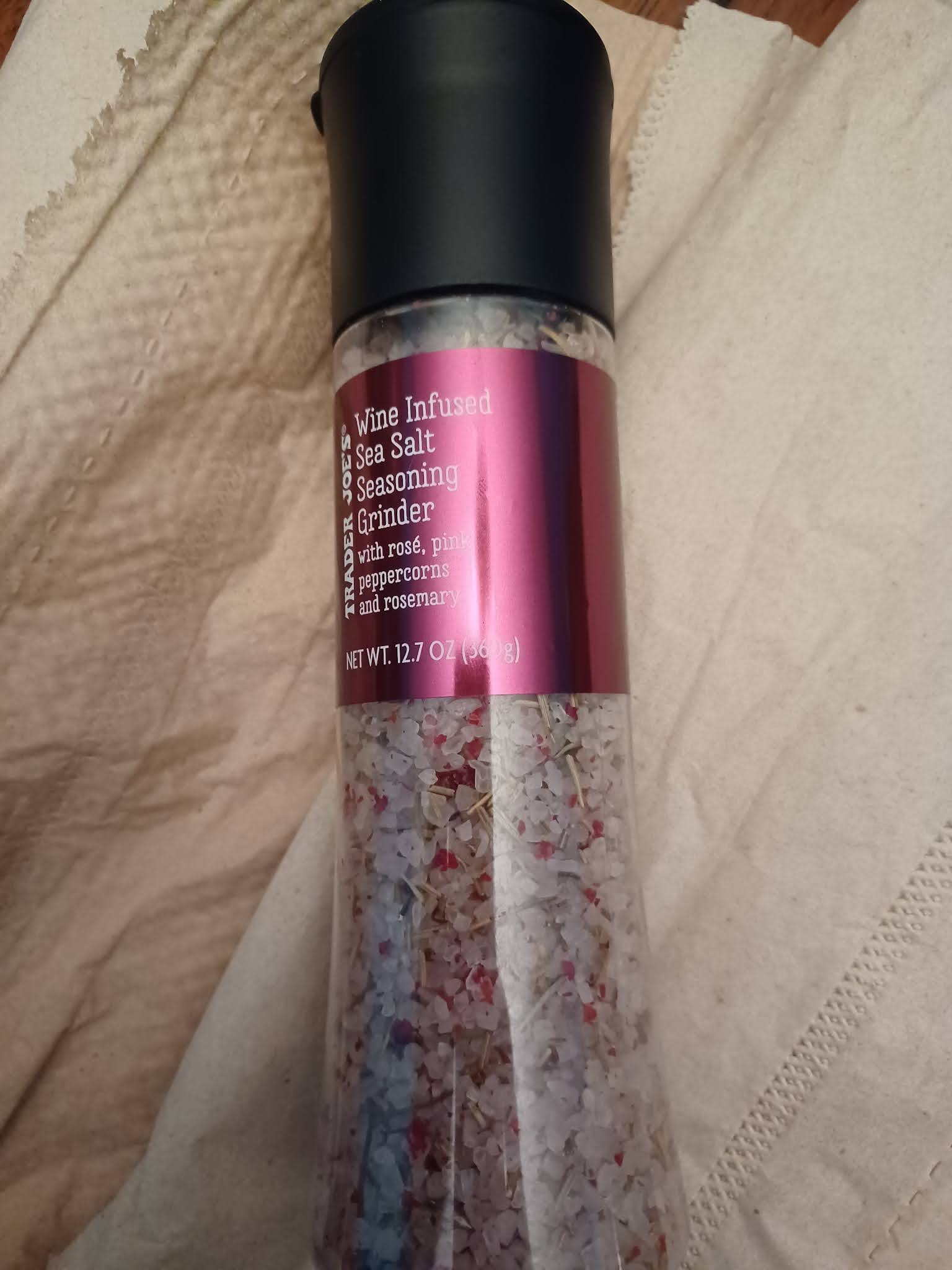 What's Good at Trader Joe's? Trader Joe's Wine Infused Sea Salt Seasoning Grinder