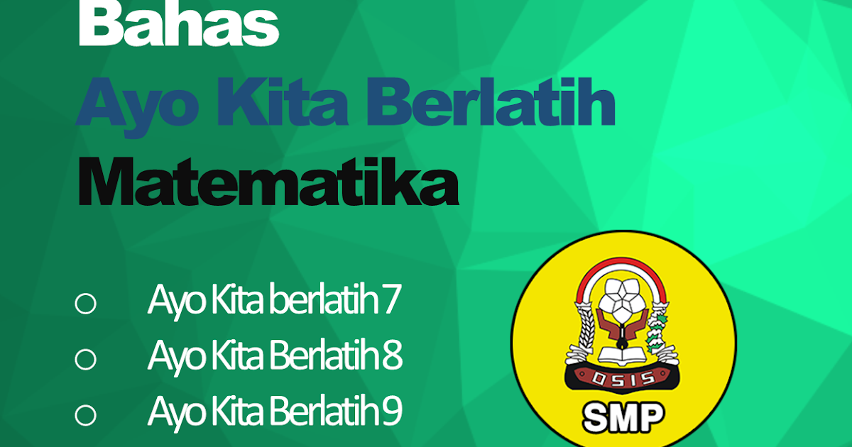 Bahas Soal Ayo Kita Berlatih 6.1 Aritmatika Sosial Kelas 7 - M4thguru