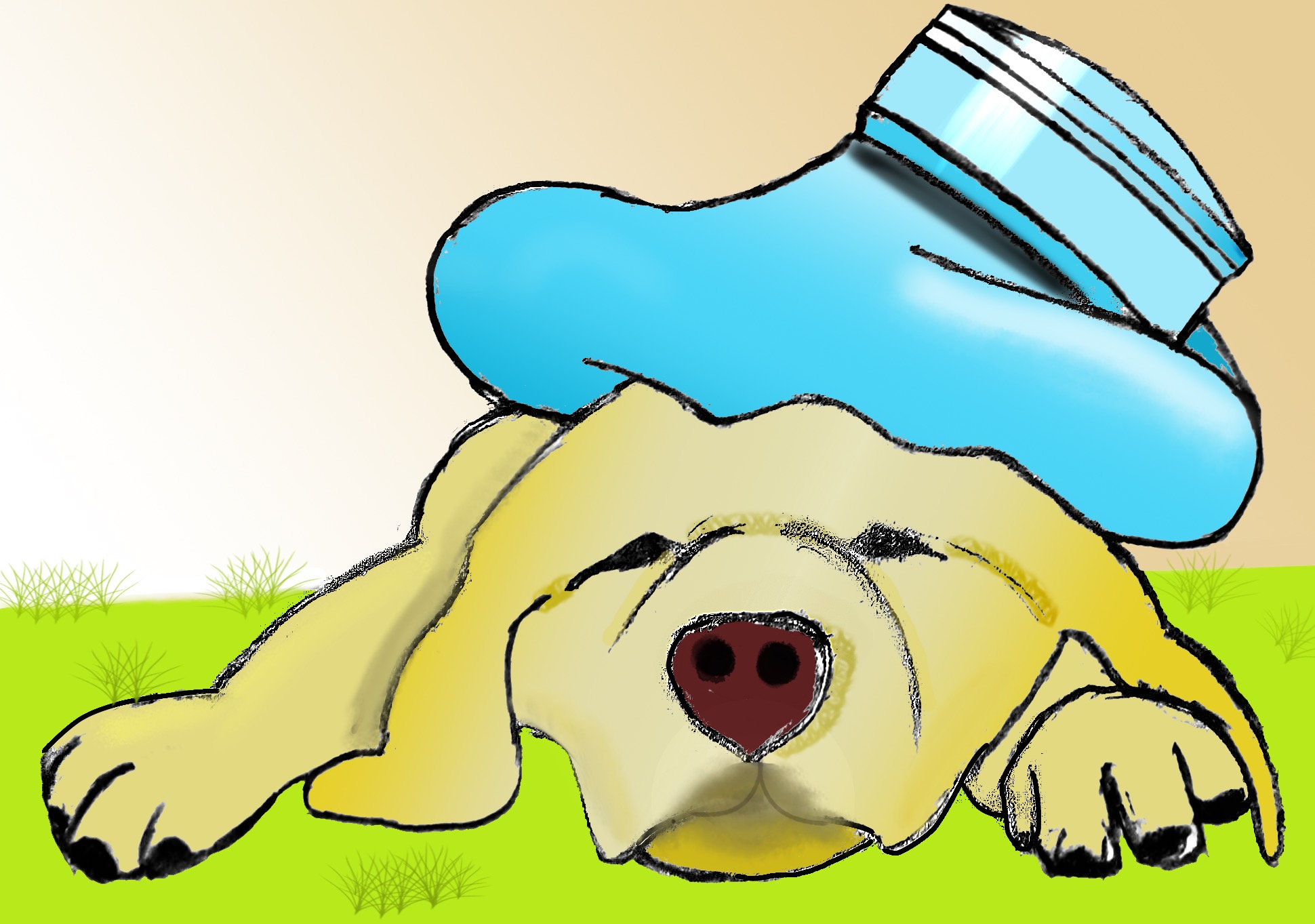 dog eats grass then vomits