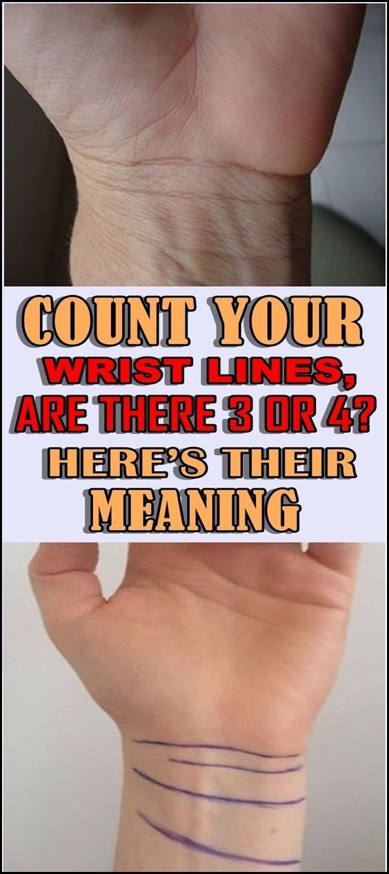 COUNT YOUR BRACELET LINES ON THE WRIST … HOW MANY? HERE’S WHAT IT MEANS