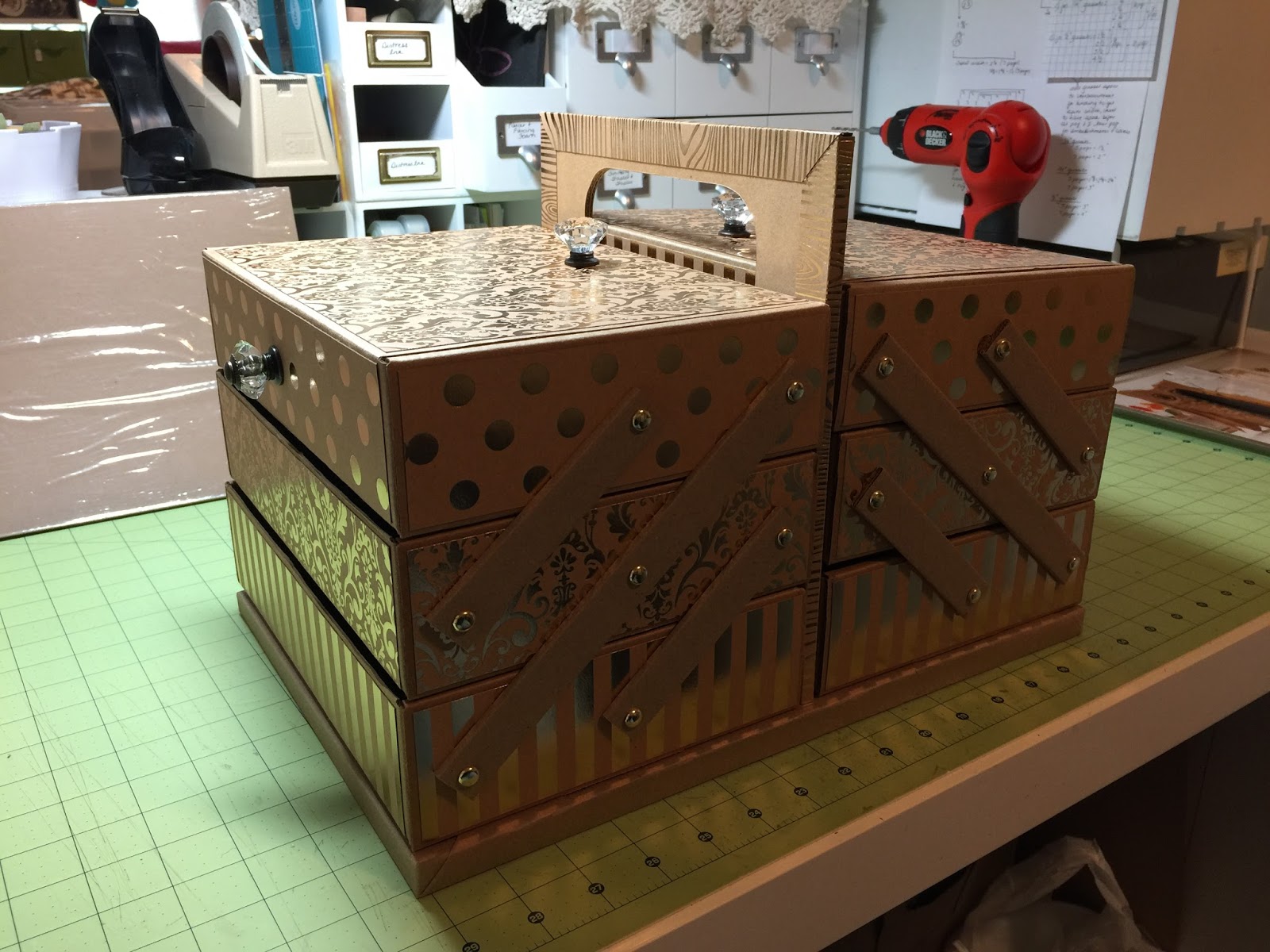 A Creative Operation Cantilever Sewing Box, Part 2