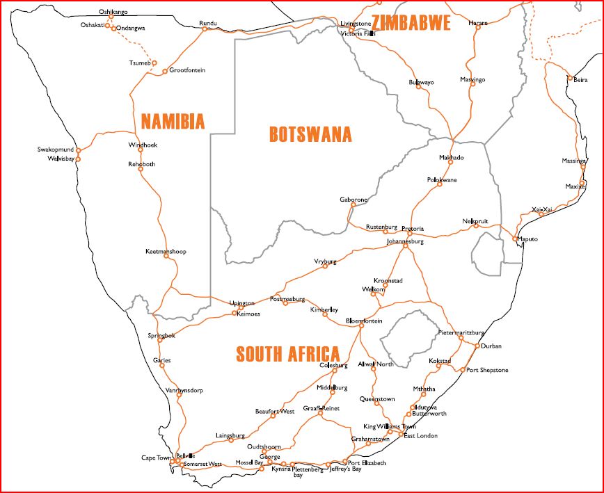 Free Route Planner App South Africa Ladismith (Little Karoo) The