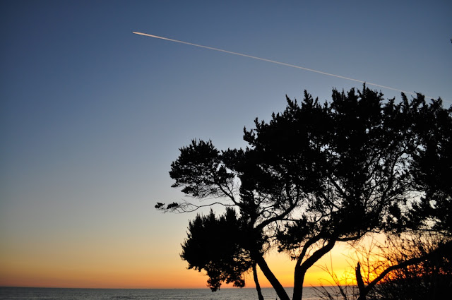 sunset stinson beach california