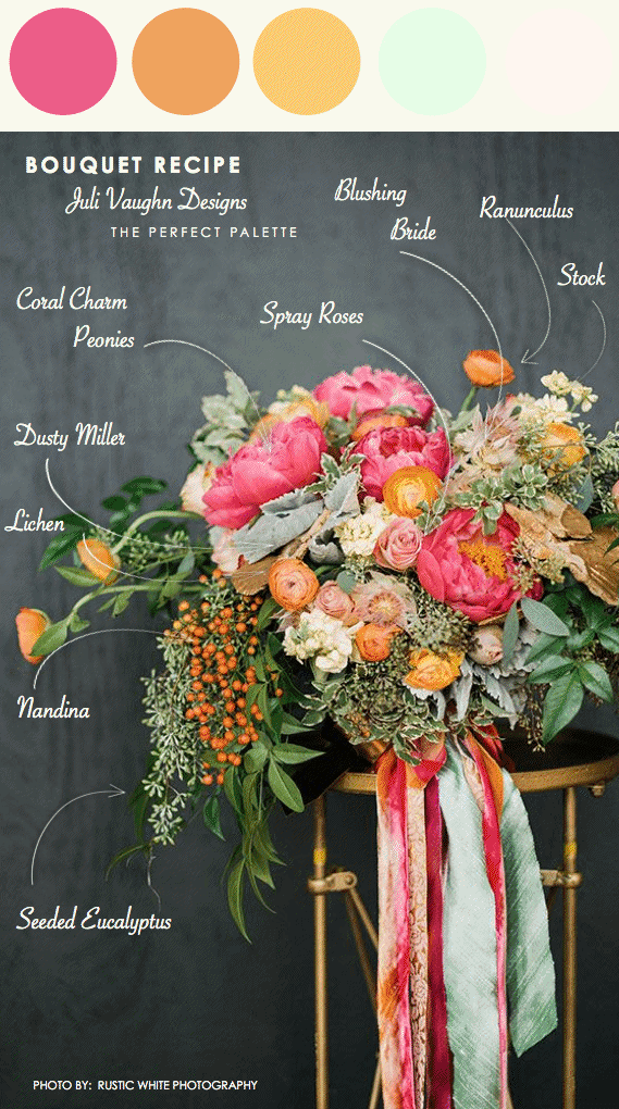 Bouquet Recipe Juli Vaughn Designs The Perfect Palette