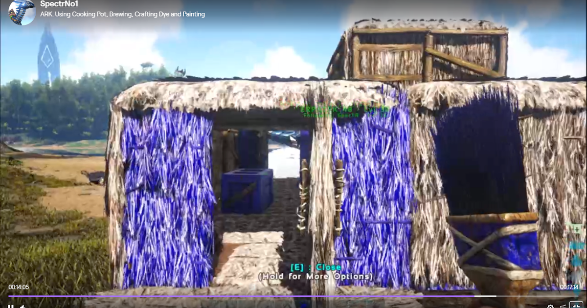 ARK Survival Evolved Using Cooking Pot, Brewing, Crafting Dye and Painting
