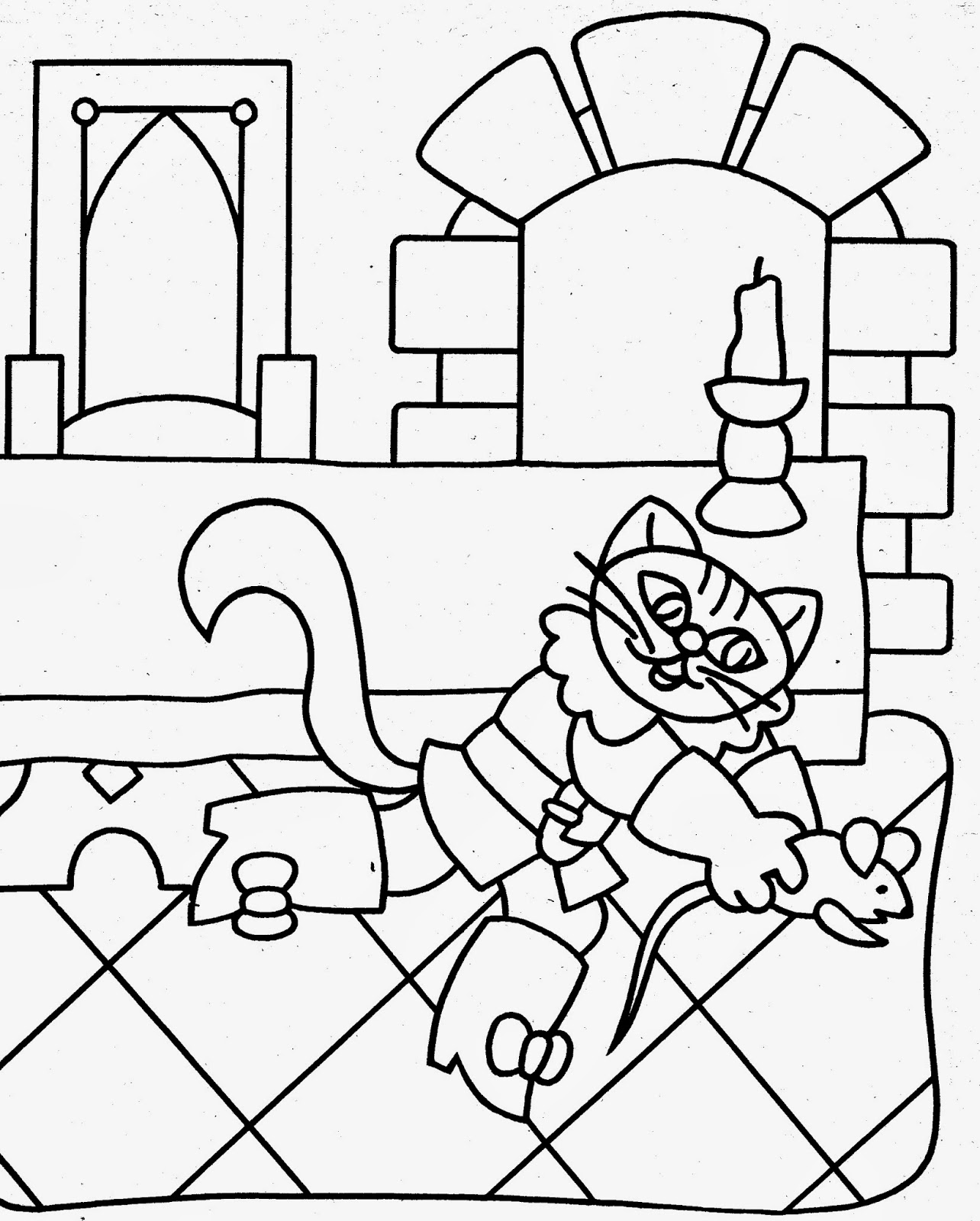 Кот в сапогах читательский дневник рисунок